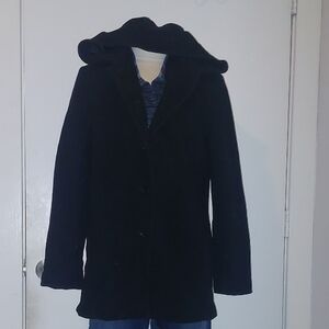 Kenneth Cole Reaction Black Woolblend Jacket Size 8